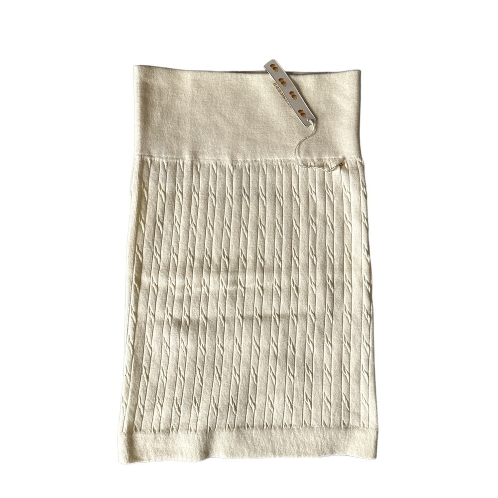 POOF Kids Girl’s Knit Ivory Skirt Medium/Large
